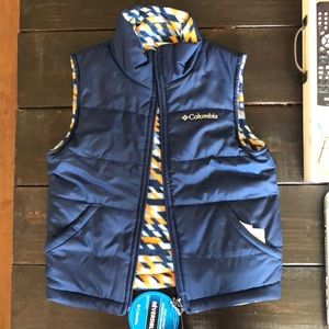 Columbia vest reversible vest